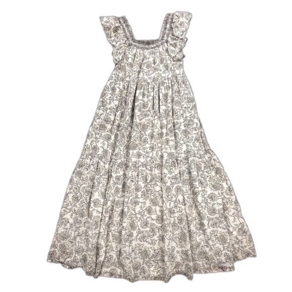 FREE PEOPLE Bonita Ruffled Midi Dress Prairie Cottagecore Whimsical Boho Western - Picture 1 of 7